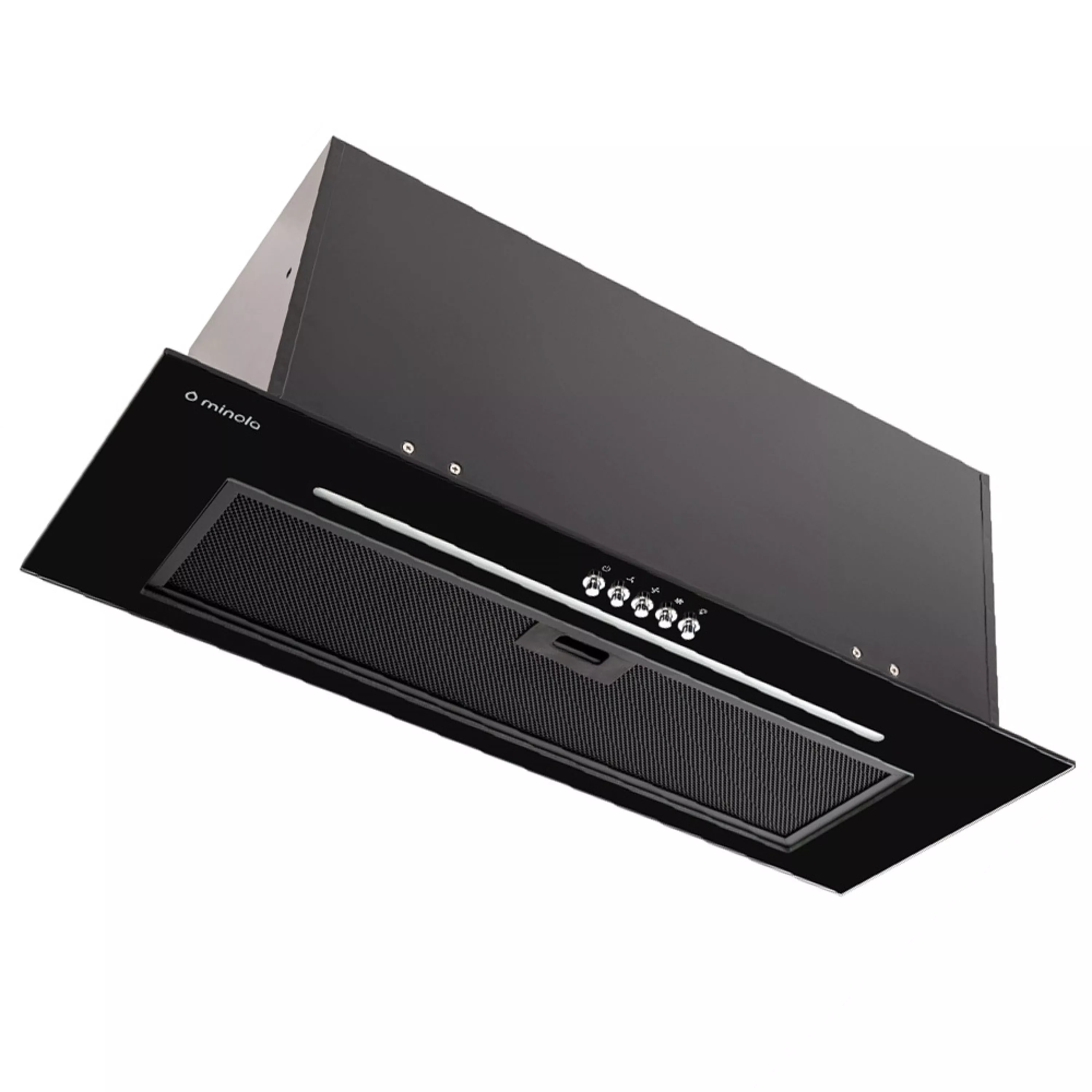 Витяжка повновбудована Minola HBI 7664 BL GLASS 1000 LED Line - зображення 1