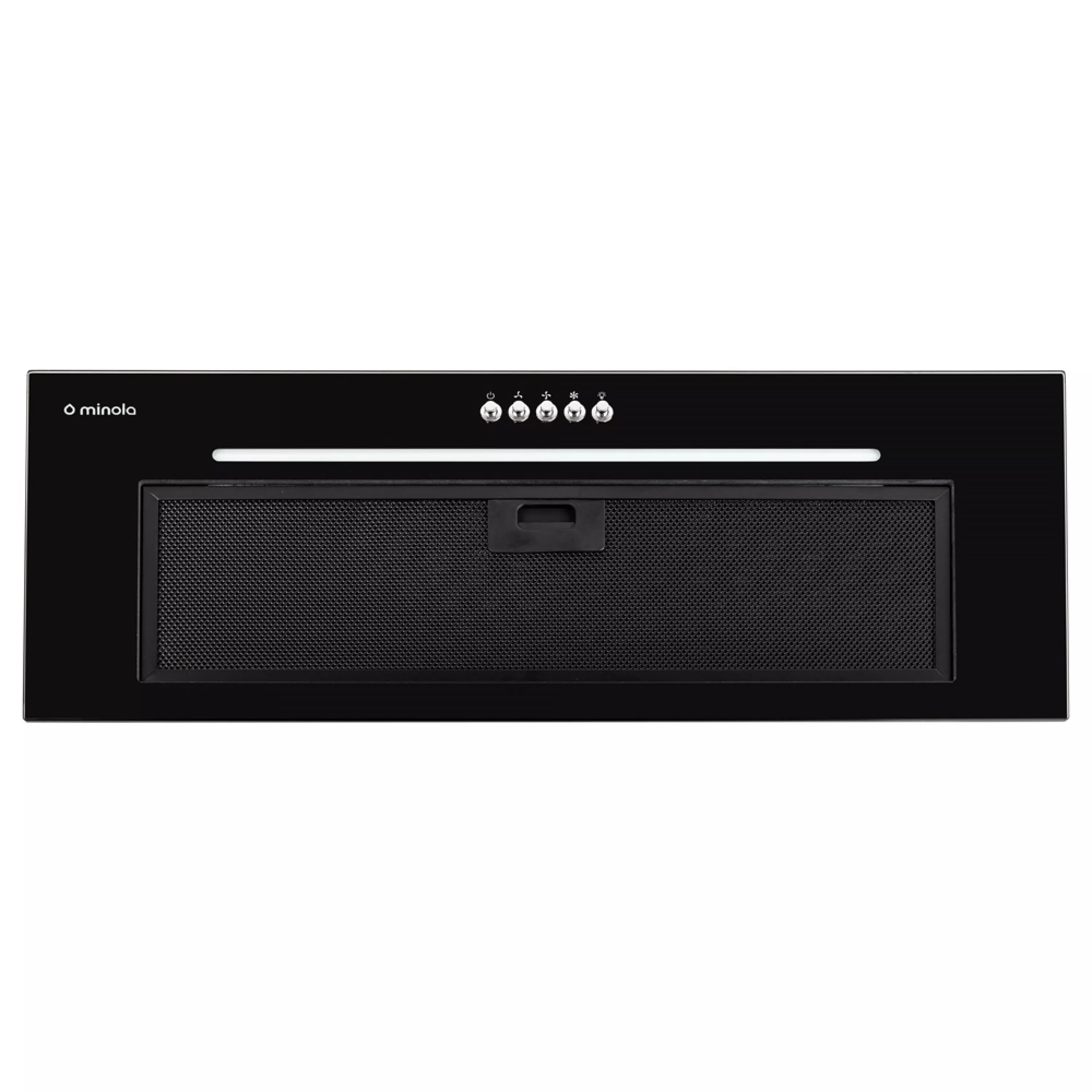 Витяжка повновбудована Minola HBI 7664 BL GLASS 1000 LED Line - зображення 5