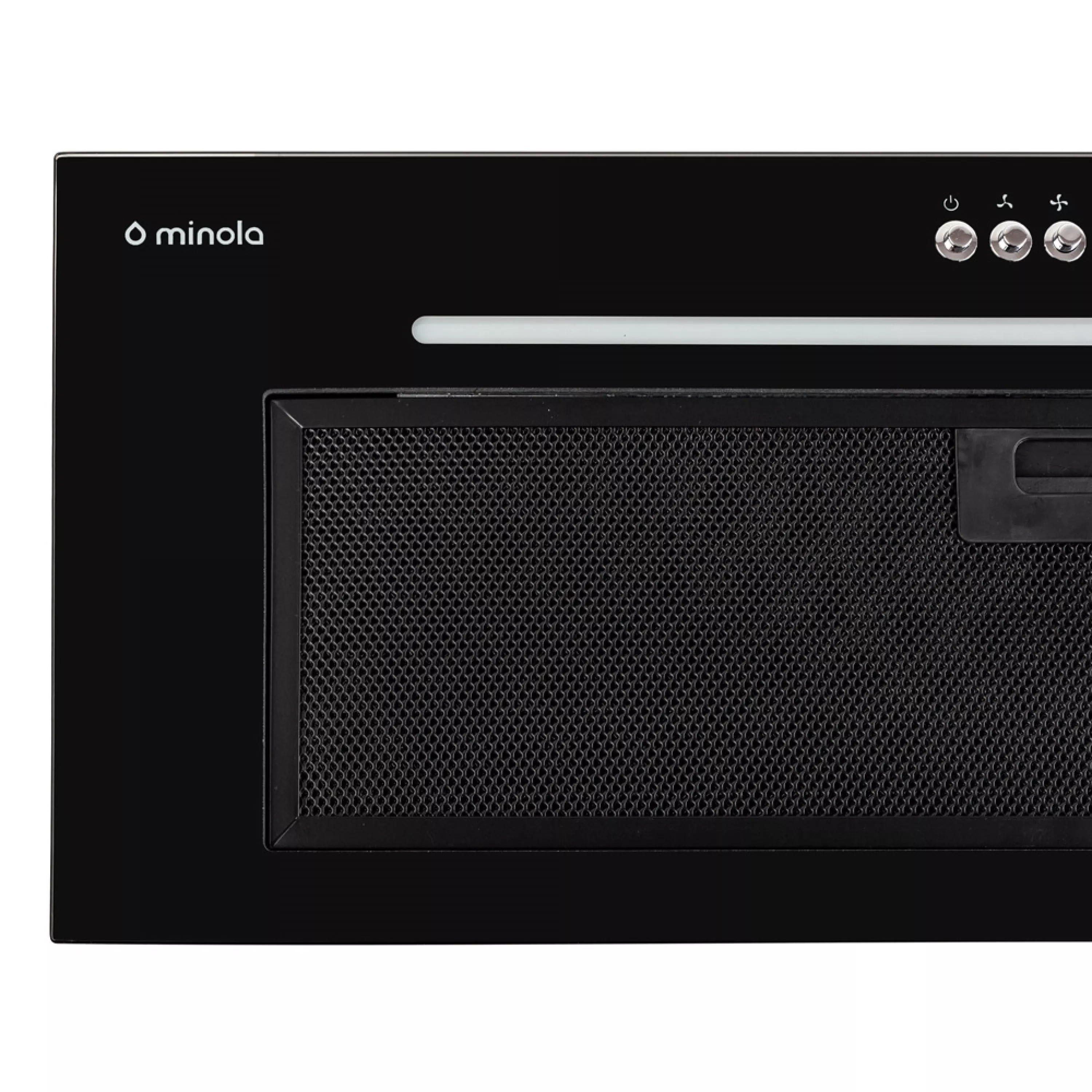Витяжка повновбудована Minola HBI 7664 BL GLASS 1000 LED Line - зображення 8