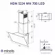 Витяжка декоративна похила Minola HDN 5224 WH 700 LED - зображення 11