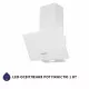 Витяжка декоративна похила Minola HDN 5224 WH 700 LED - зображення 3