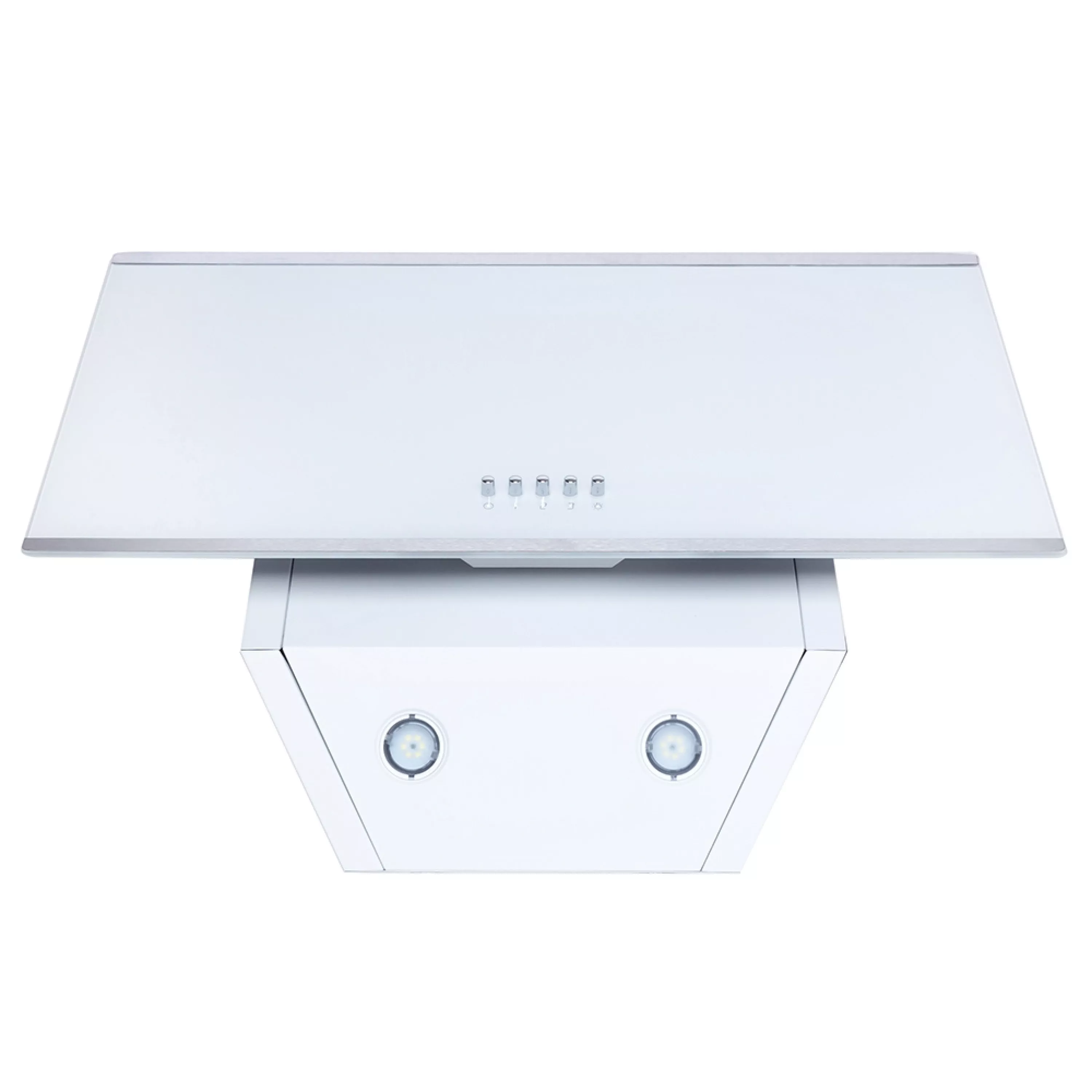 Витяжка декоративна похила Minola HDN 6202 WH/INOX 700 LED - зображення 5