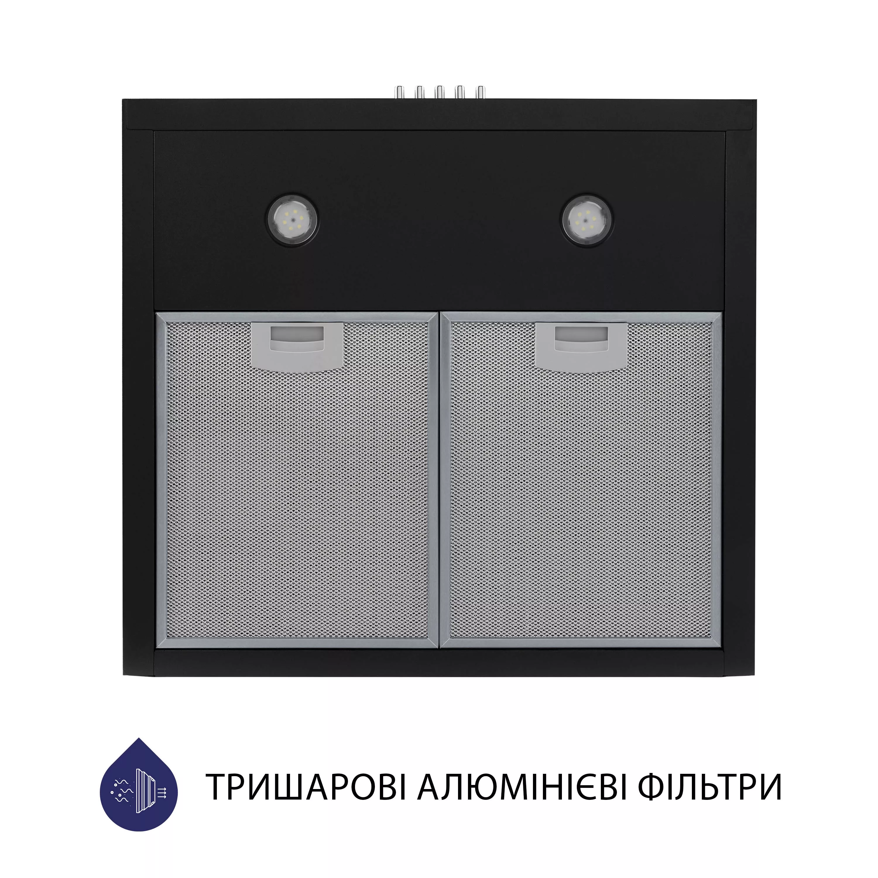 Витяжка купольна Minola HK 5212 BL 700 LED - зображення 5