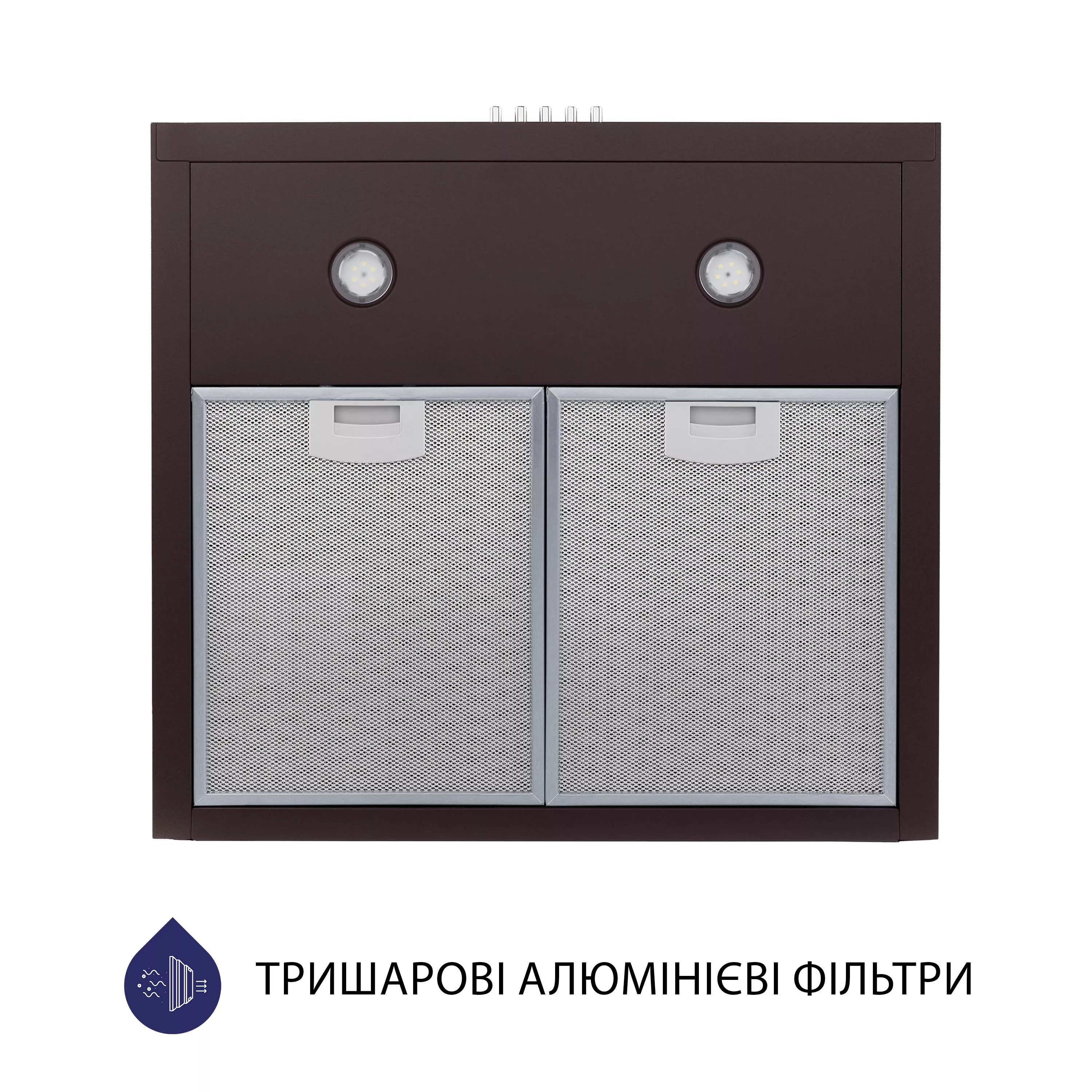 Витяжка купольна Minola HK 5212 BR 700 LED - зображення 5