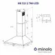 Витяжка купольна Minola HK 5212 IV 700 LED - зображення 11