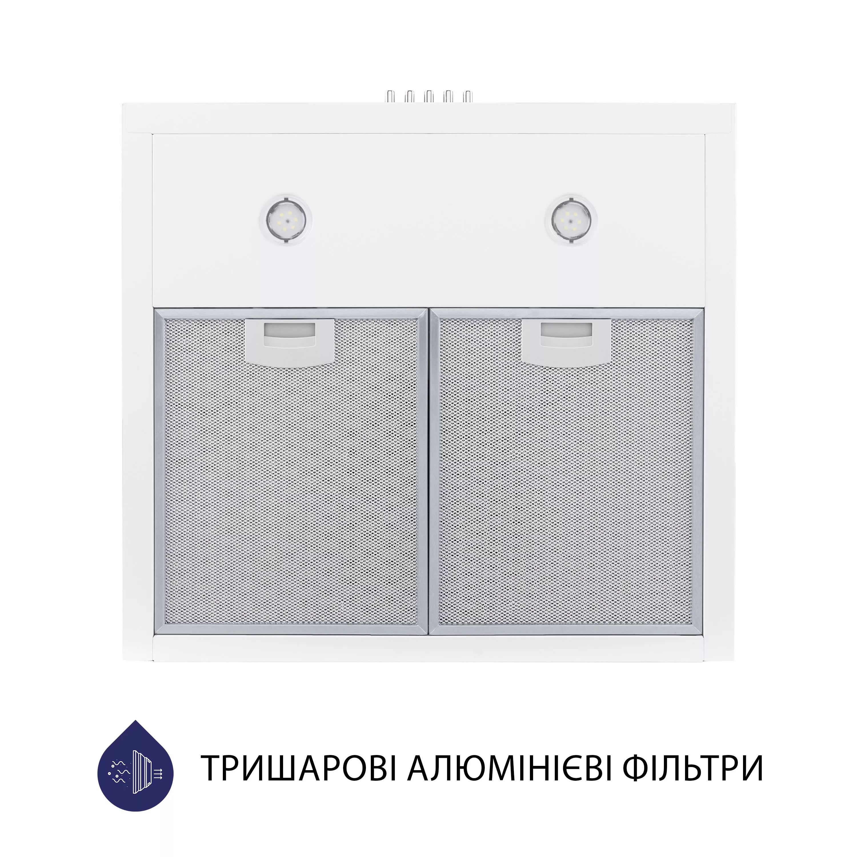 Витяжка купольна Minola HK 5212 WH 700 LED - зображення 5