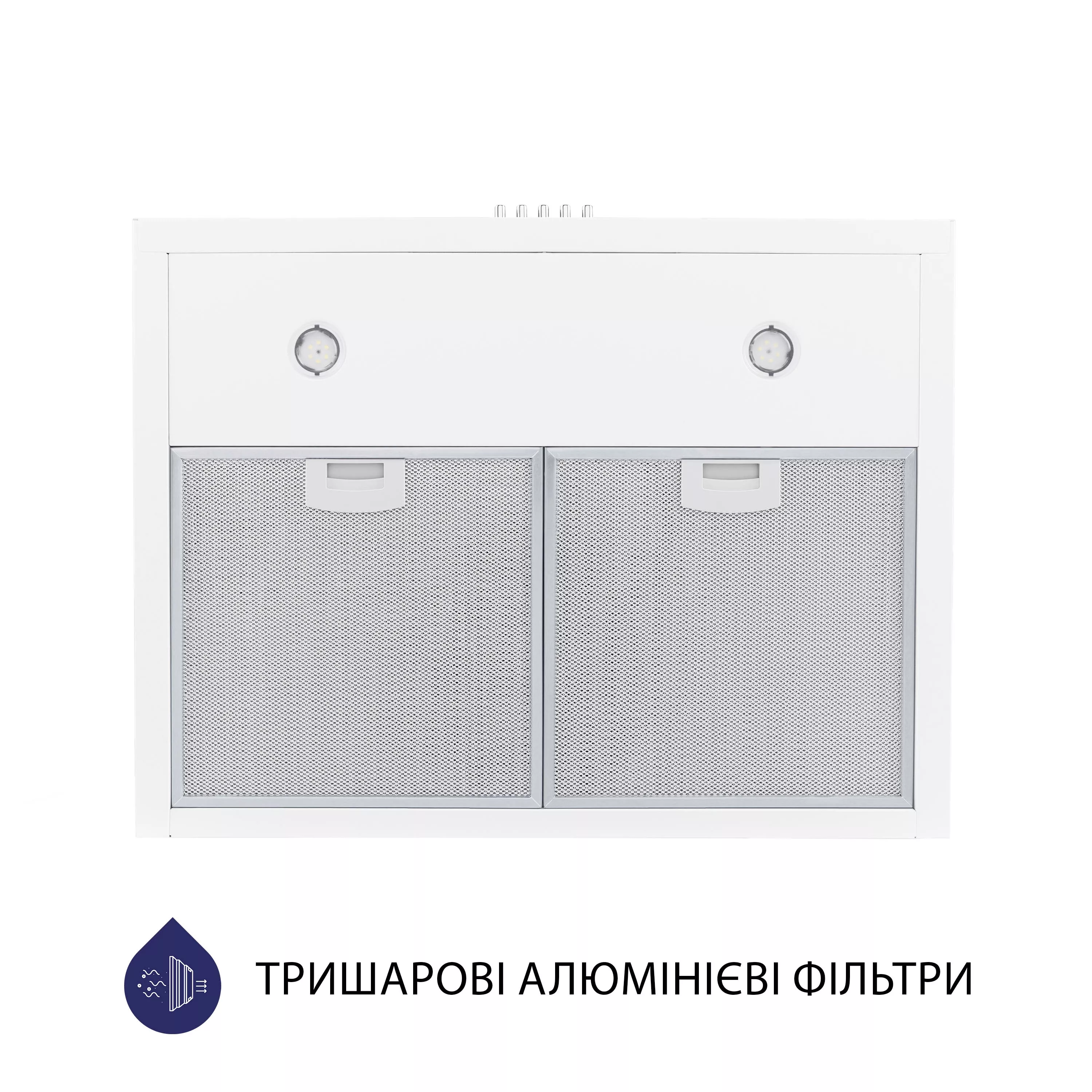 Витяжка купольна Minola HK 6212 WH 700 LED - зображення 5