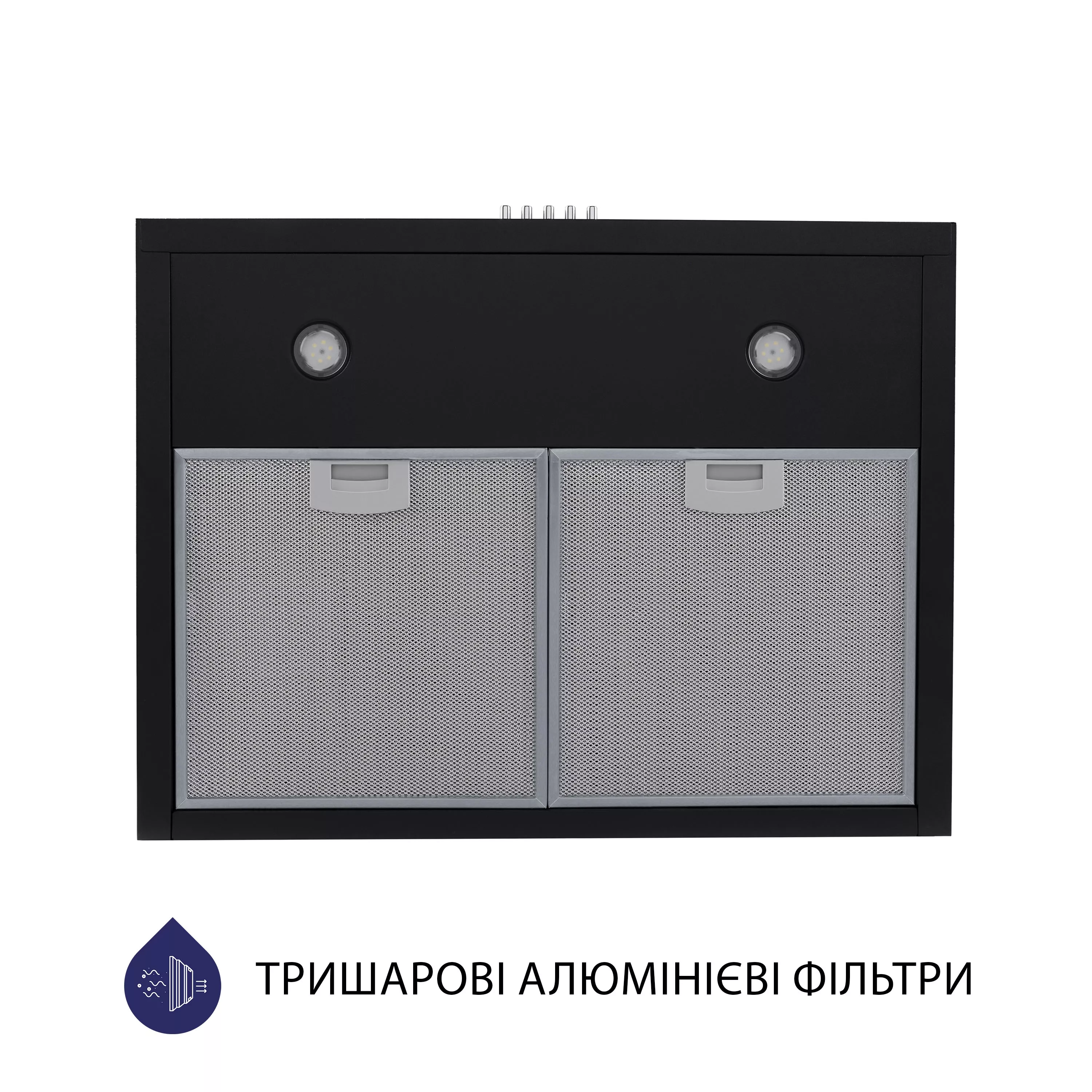 Витяжка купольна Minola HK 6412 BL 850 LED - зображення 5
