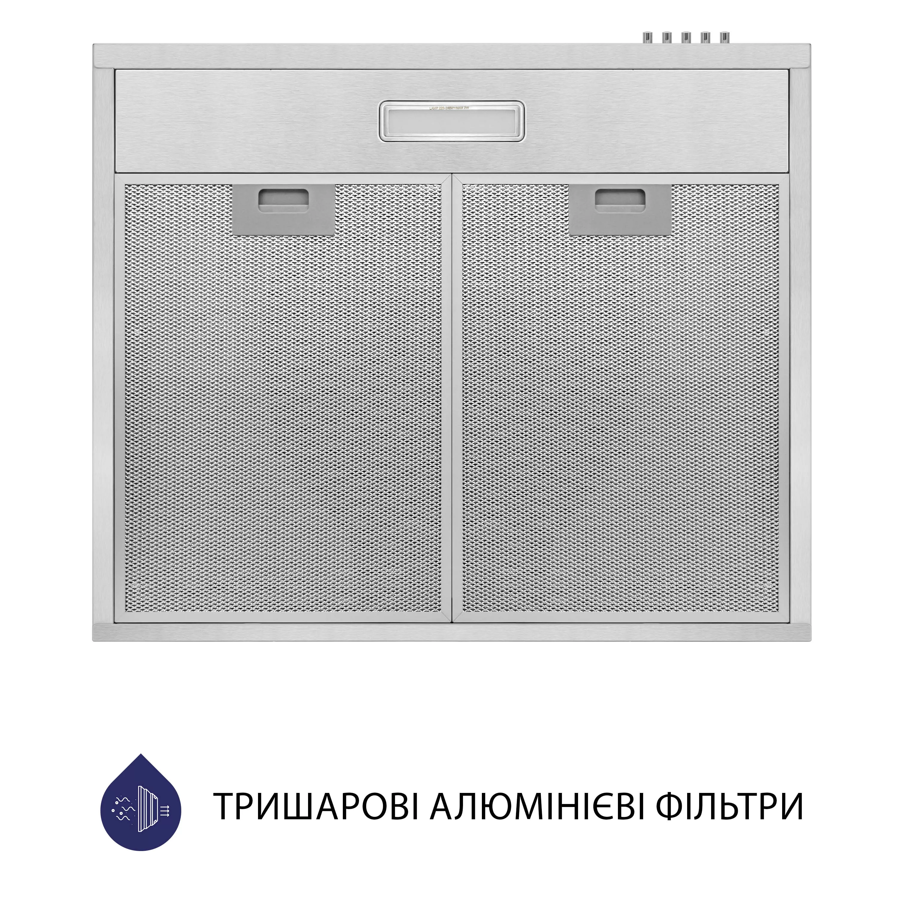 Вытяжка плоская Minola HPL 613 I - зображення 5