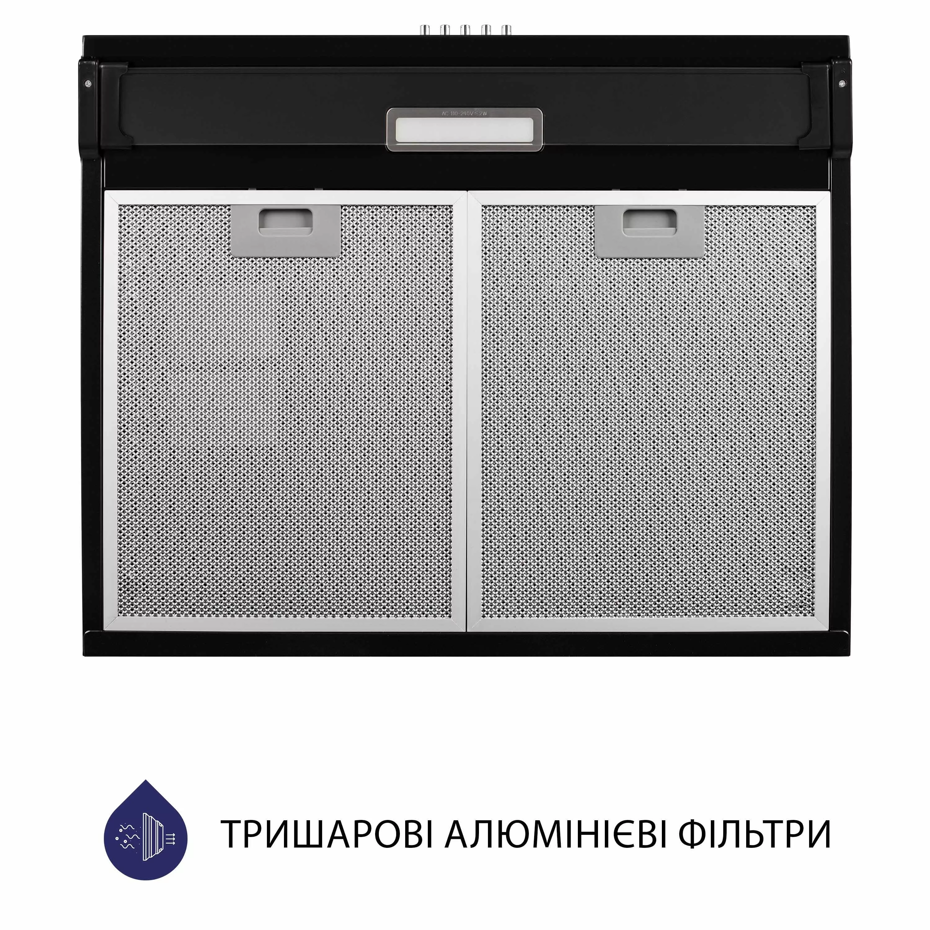 Витяжка плоска Minola HPL 617 BL - зображення 7