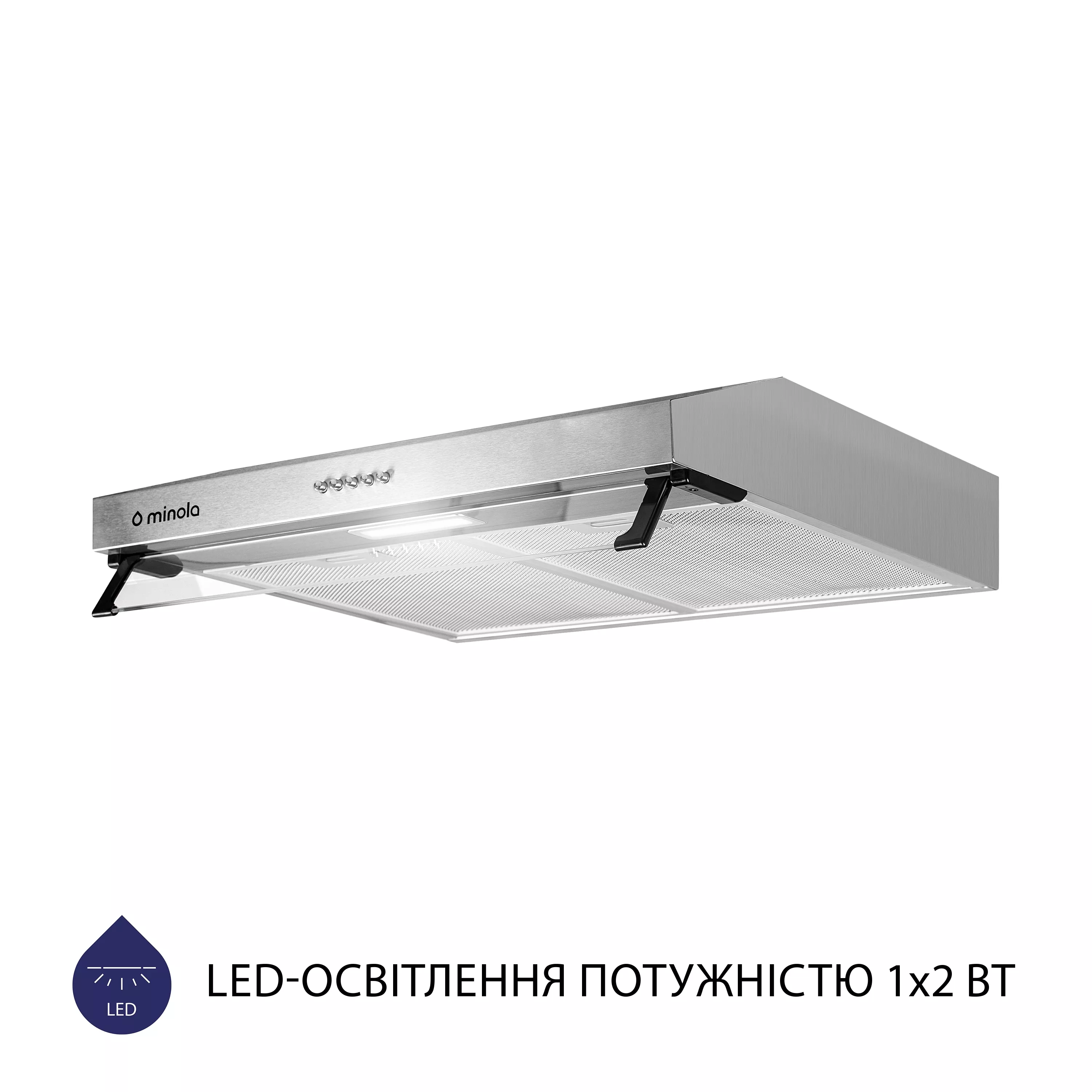 Витяжка плоска Minola HPL 617 I - зображення 3
