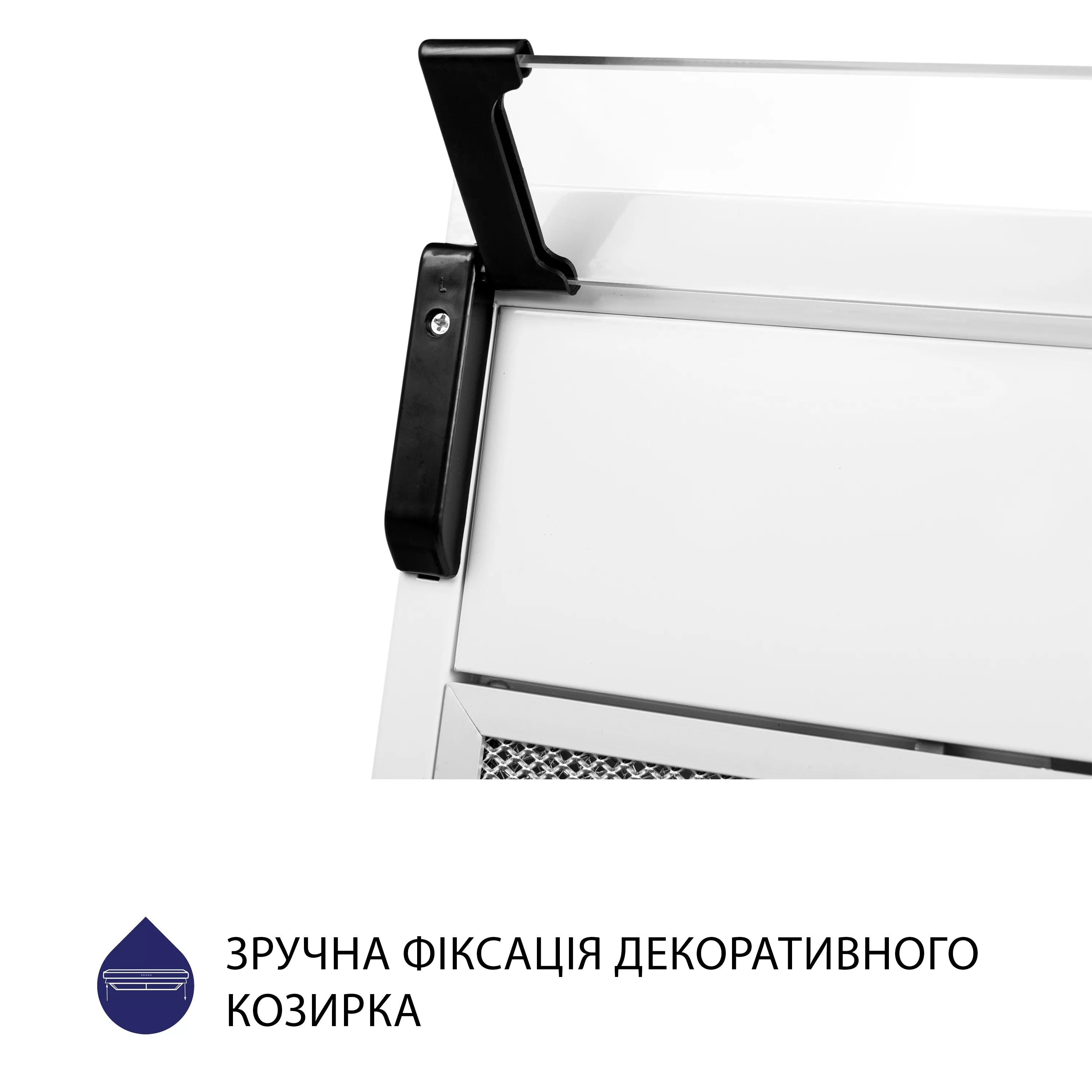 Витяжка плоска Minola HPL 617 WH - зображення 5