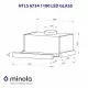 Витяжка телескопічна Minola HTLS 6734 BL 1100 LED GLASS - зображення 11
