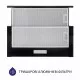 Витяжка телескопічна Minola HTLS 6734 BL 1100 LED GLASS - зображення 3