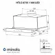 Витяжка телескопічна Minola HTLS 6735 WH 1100 LED - зображення 14