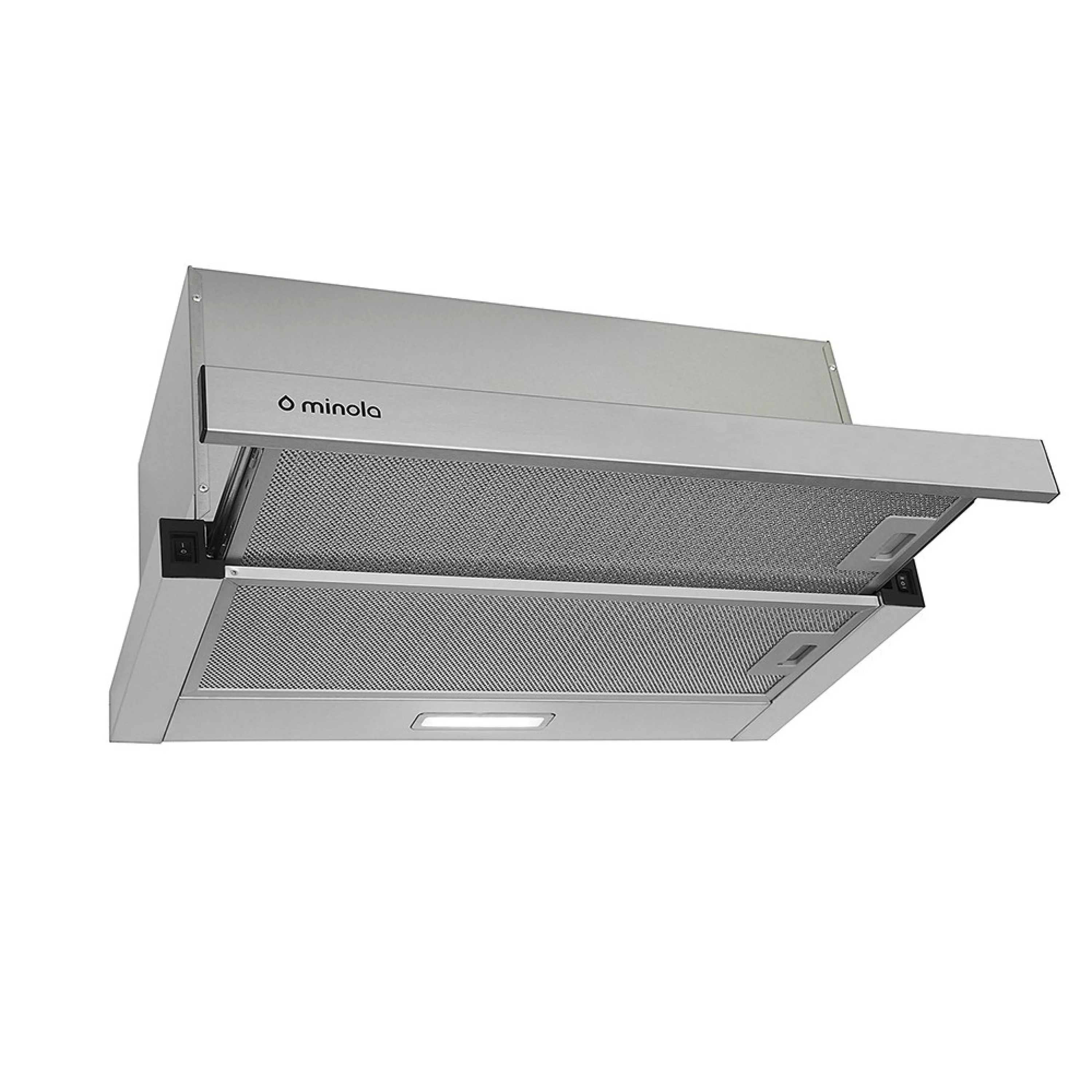 Вытяжка телескопическая Minola HTL 6614 I 1000 LED - зображення 2