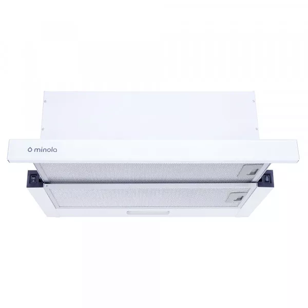 Вытяжка телескопическая Minola HTL 6734 WH 1100 LED GLASS