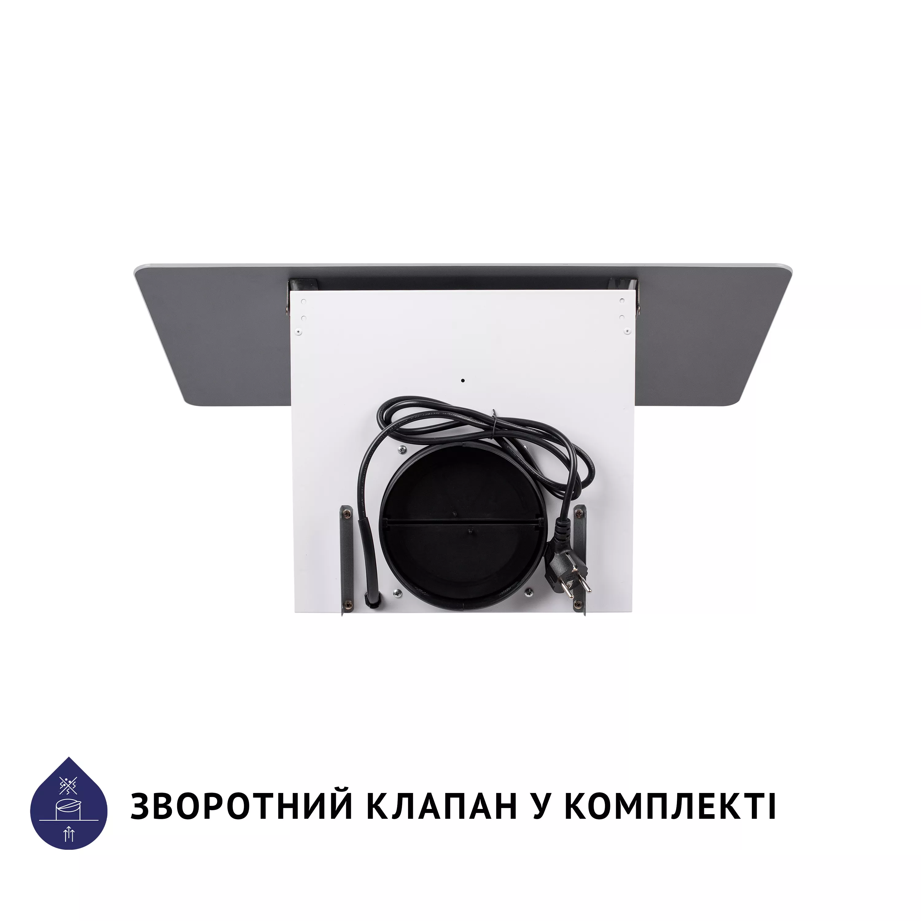 Витяжка декоративна похила Minola HVS 6224 WH 700 LED - зображення 8