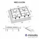 Поверхность газовая на стекле Minola MGG 614204 IV - зображення 9