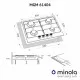 Поверхня газова на металі Minola MGM 61404 BL - зображення 10