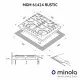 Поверхня газова на металі Minola MGM 61424 IV RUSTIC - зображення 5