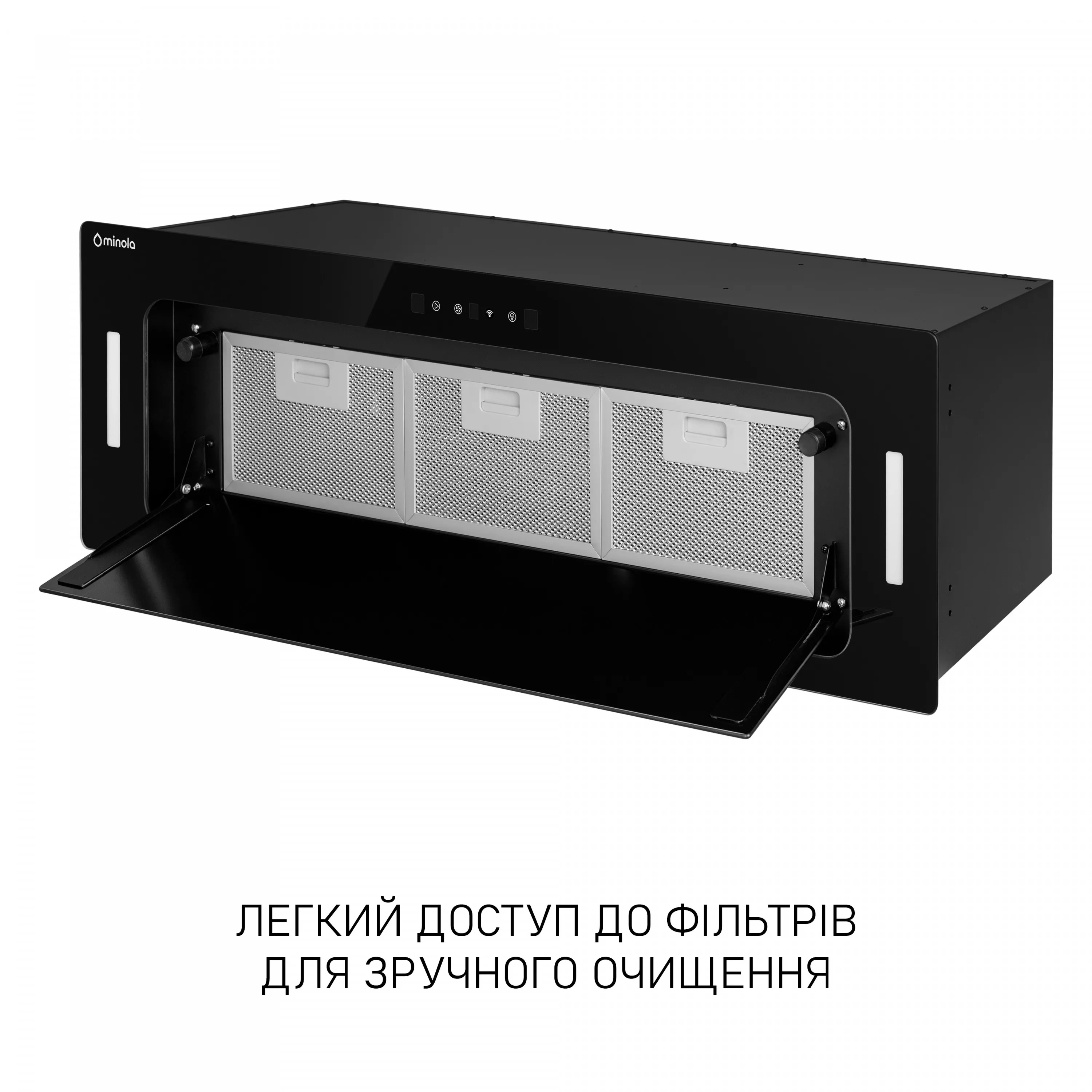 Витяжка повновбудована Minola BGH 9977 BL Silent - зображення 9