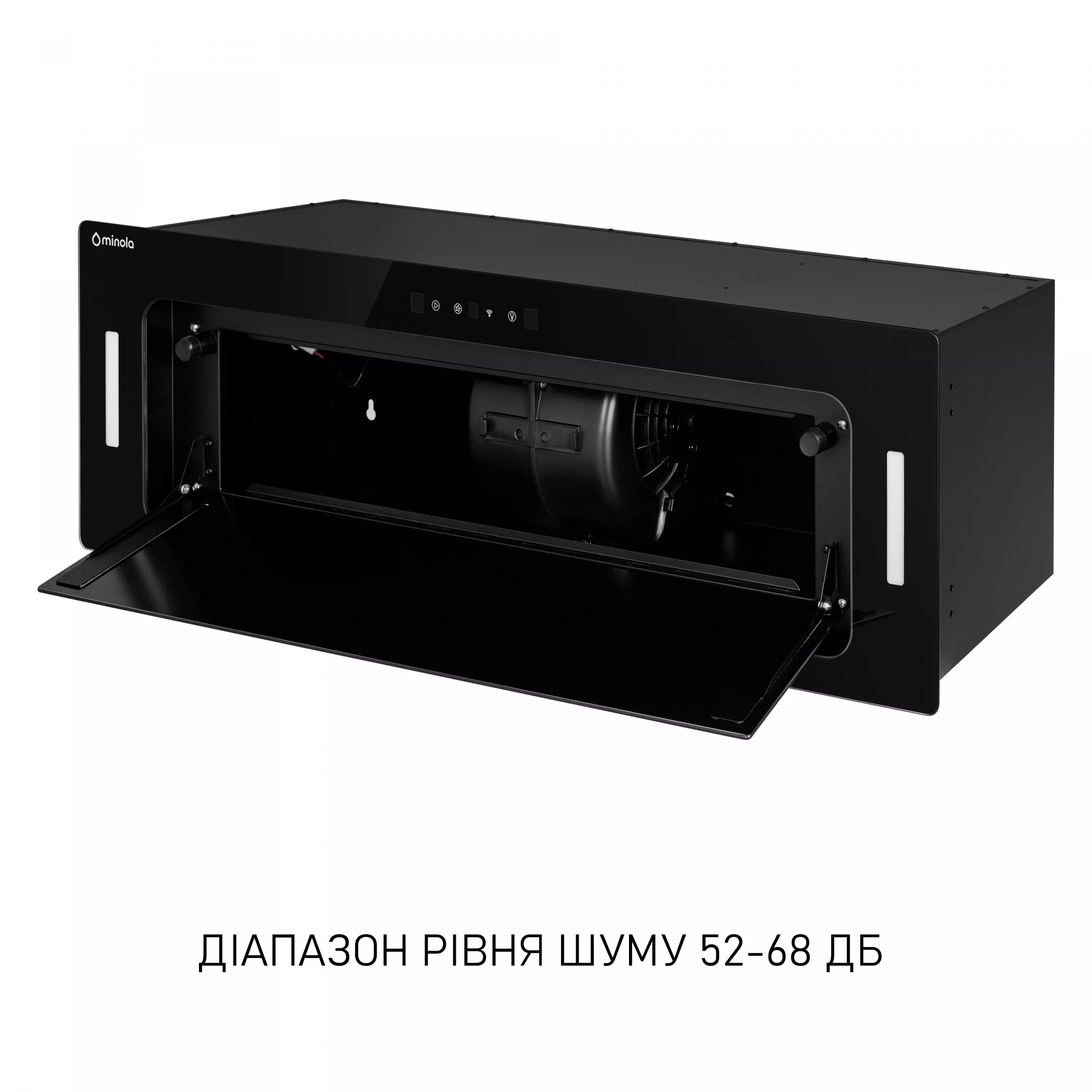 Витяжка повновбудована Minola BGH 9977 BL Silent - зображення 10