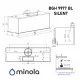 Витяжка повновбудована Minola BGH 9977 BL Silent - зображення 16