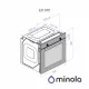 Духова шафа електрична Minola EO 670 BL - зображення 6