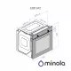 Minola 5905538402867 - зображення 3 Духова шафа електрична Minola EOD 672 BL - зображення 3
