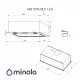 Полновстраиваемая вытяжка Minola HBI 5014 BLF LED - зображення 10