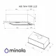 Половстраиваемая вытяжка Minola HBI 5614 WH 1000 LED - зображення 10