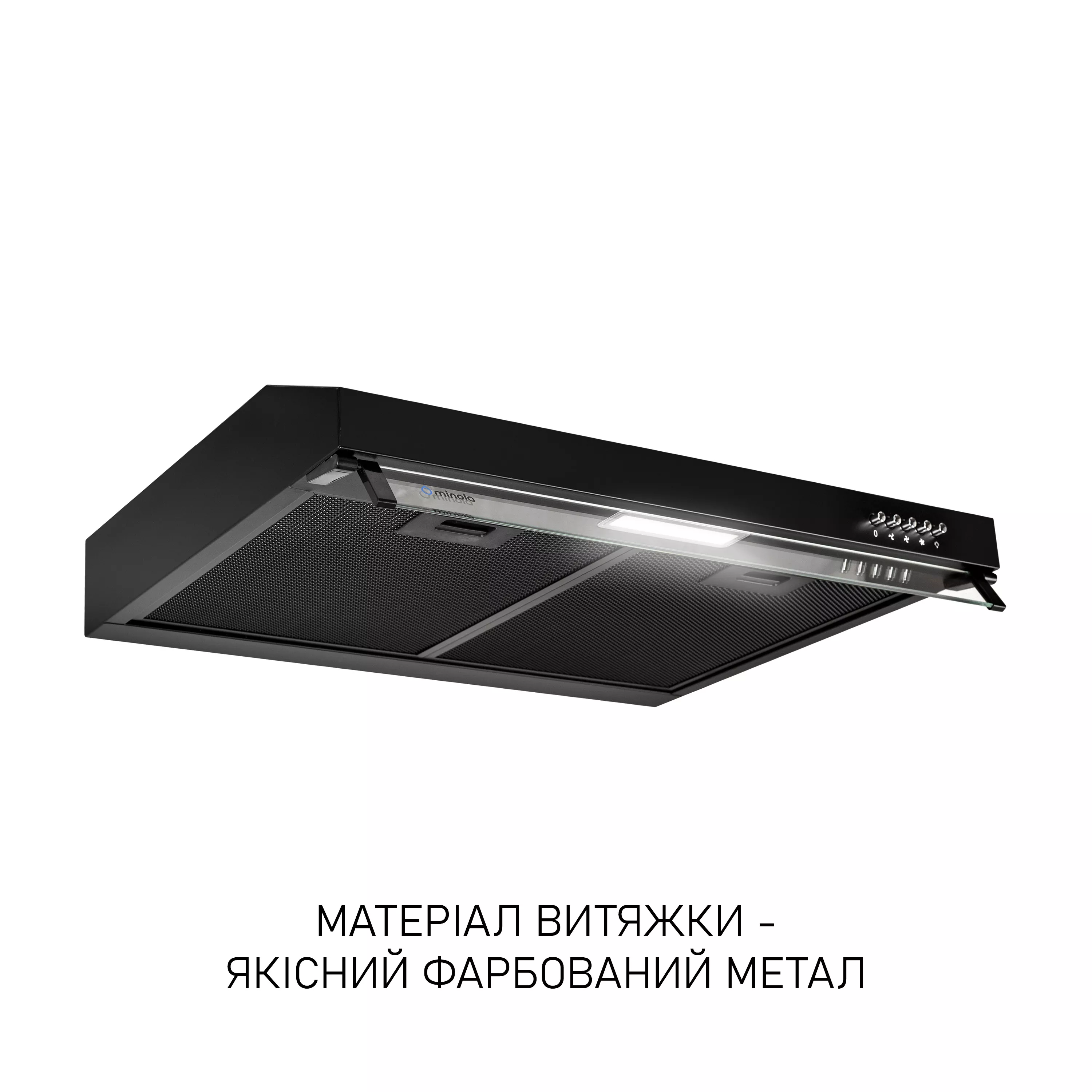 Minola 5905538402546 - зображення 3 Вытяжка плоская Minola HPL 6200 BLF - зображення 3