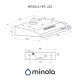 Вытяжка плоская Minola HPL 622 BG - зображення 14