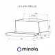 Вытяжка Minola HTL 6714 WH 1100 LED - зображення 10