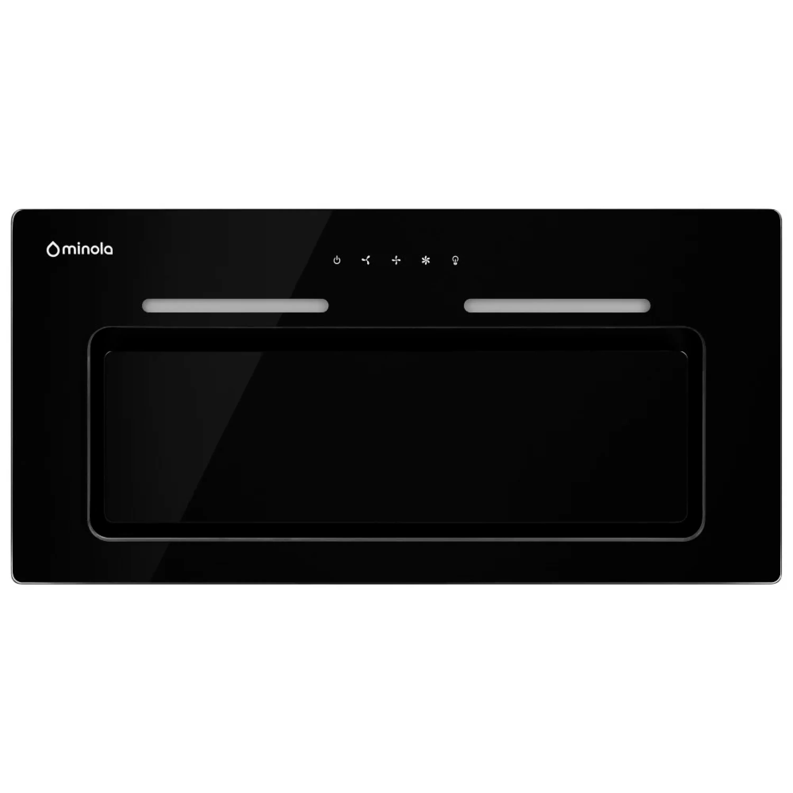 Витяжка повновбудована Minola HBI 6673 BL GLASS 1000 LED Line