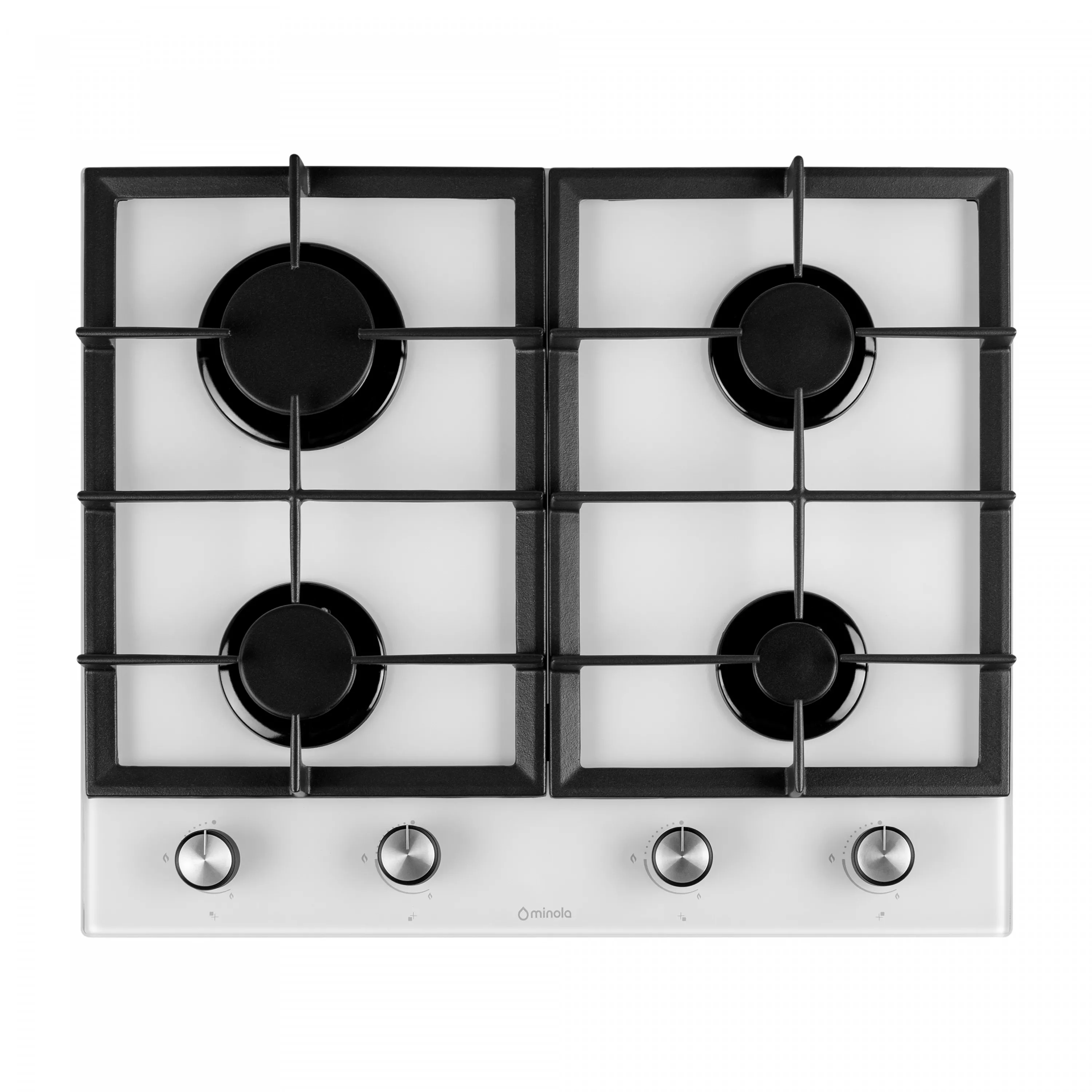 Поверхня газова на склі Minola MGG 614204 WH Поверхня газова на склі Minola MGG 614204 WH